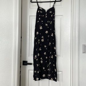 Mahina Black Floral Midi